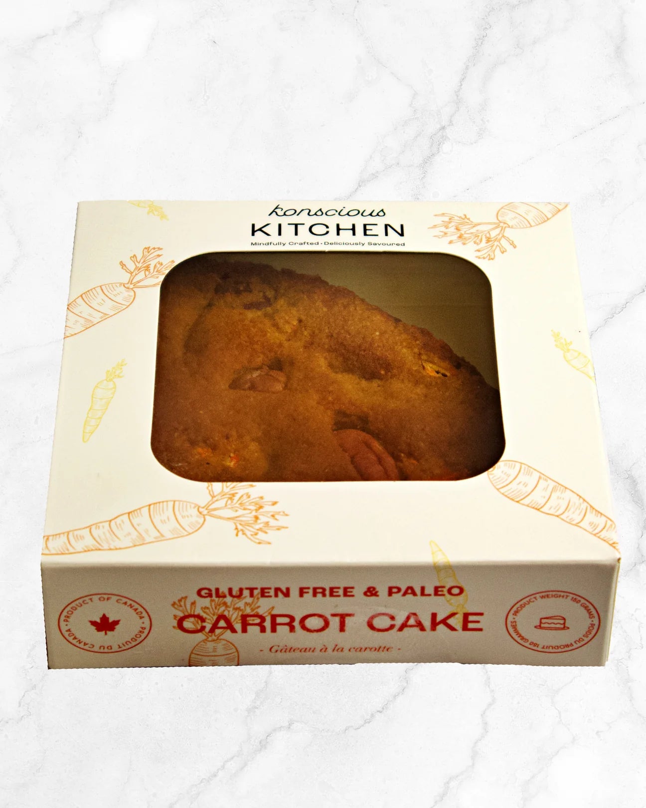 Tea Time Carrot Cake (150 grams slice) *Paleo* - Bianca Loves