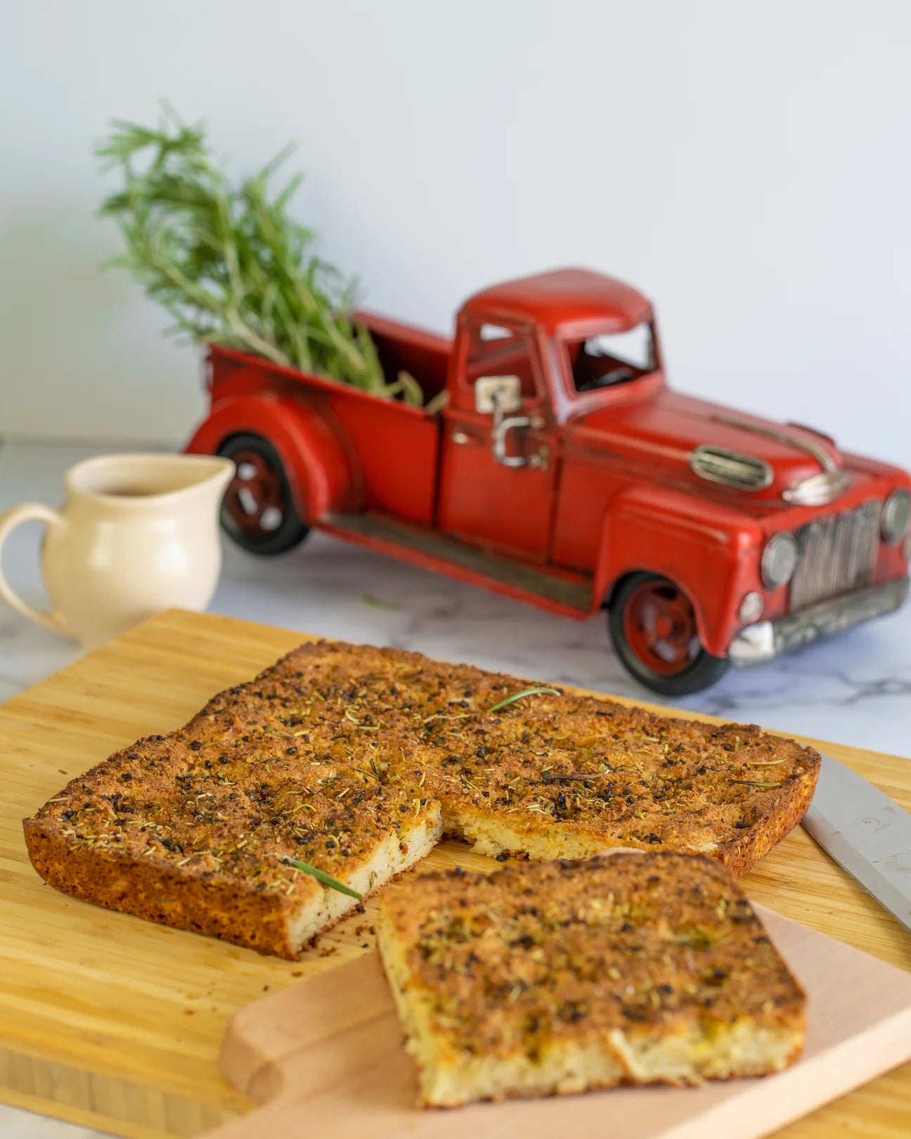 Rosemary Olive Focaccia Bread *Paleo & Vegan* - Bianca Loves
