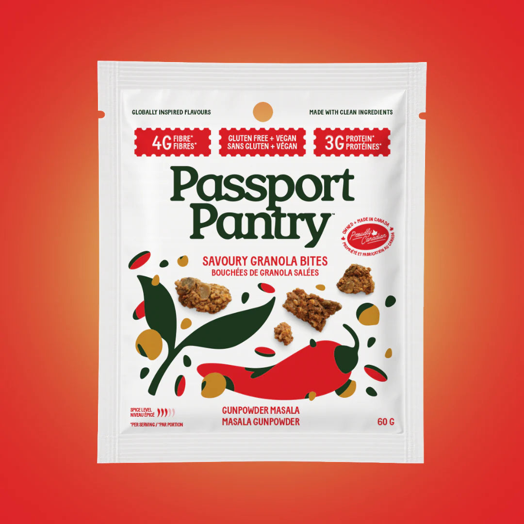 Gunpowder Masala Flavoured Savoury Granola Bites - Bianca Loves