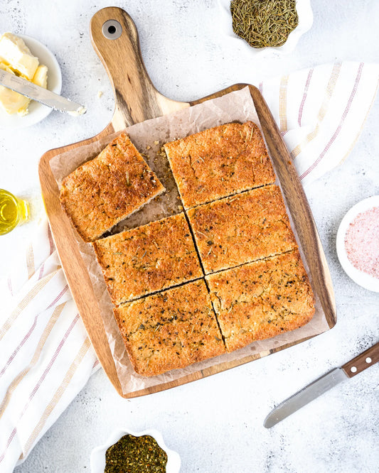 Rosemary Olive Focaccia Bread *Paleo & Vegan* - Bianca Loves