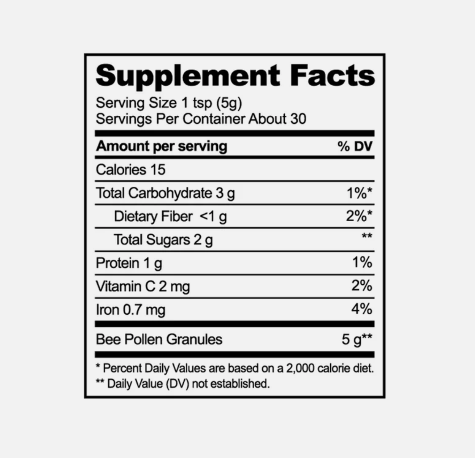 Beekeeper's Bee Pollen - Bianca Loves