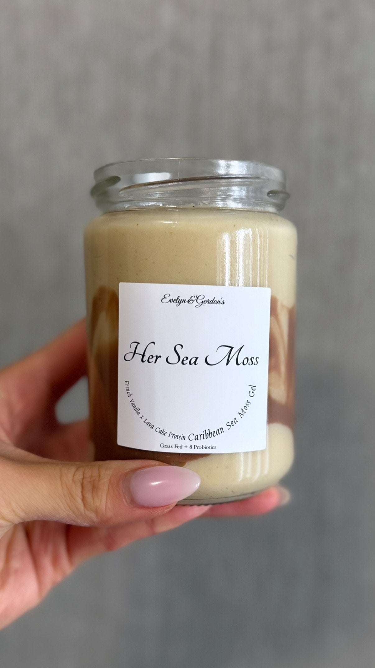 French Vanilla x Lava Cake Protein Sea Moss Gel 12oz - Bianca Loves