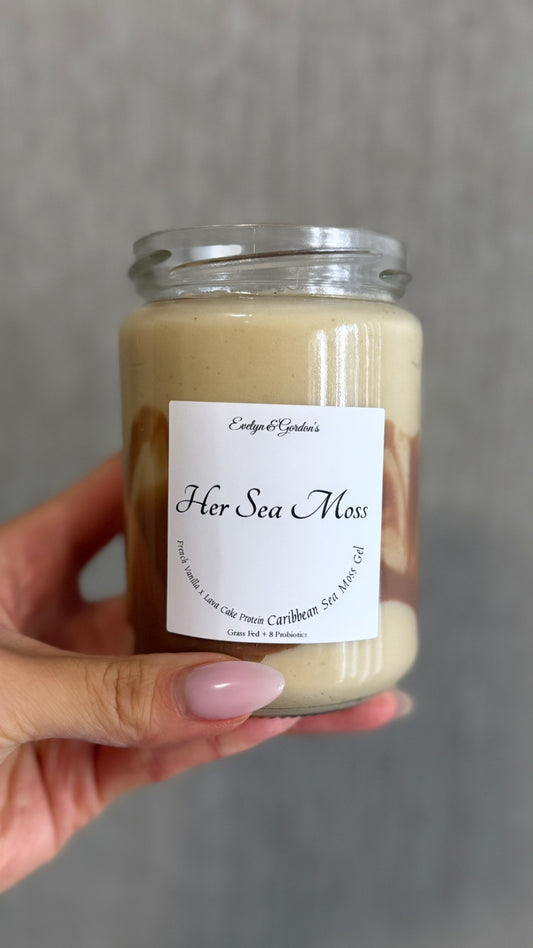 French Vanilla x Lava Cake Protein Sea Moss Gel 12oz - Bianca Loves