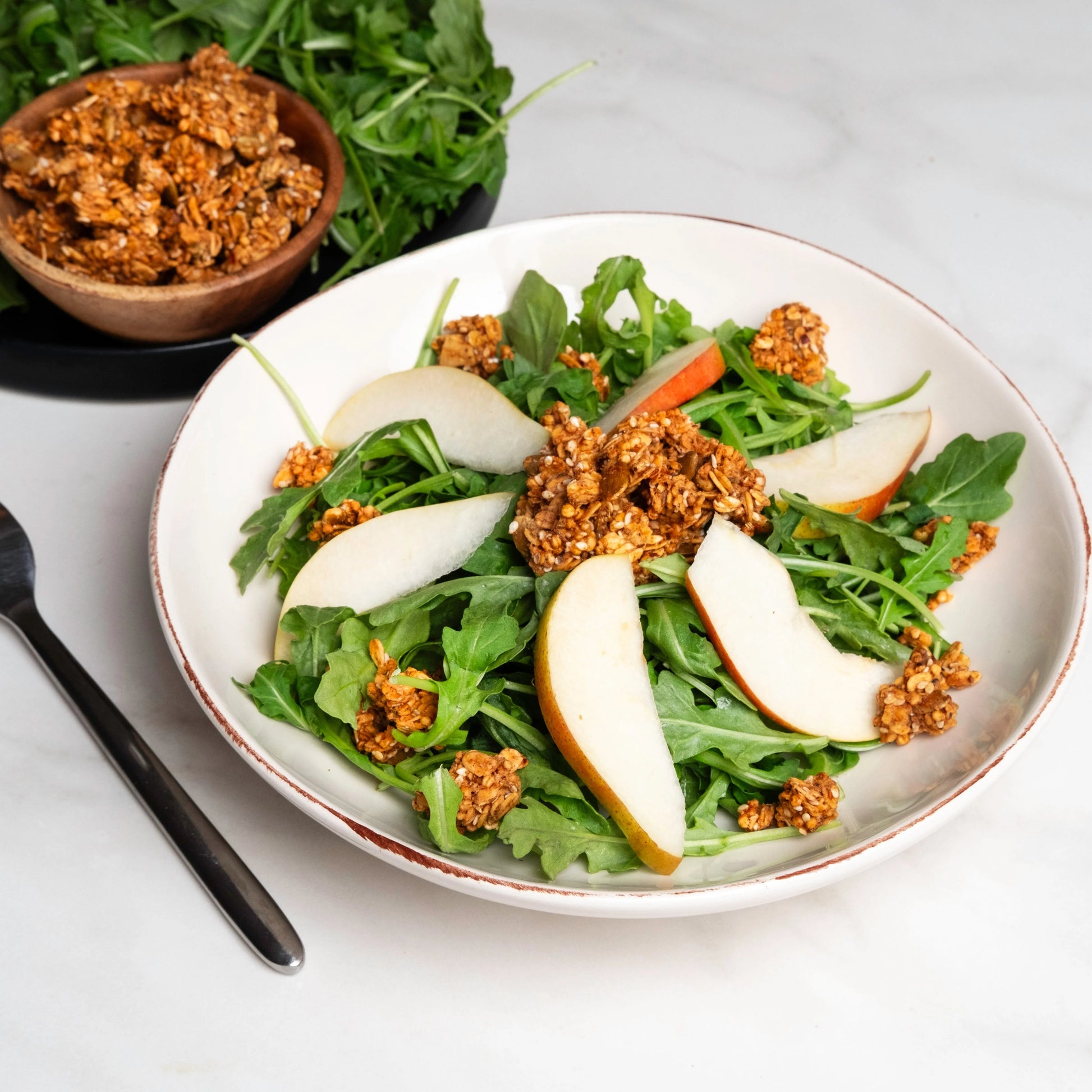 Egyptian Dukkah Spice Flavoured Savoury Granola Bites - Bianca Loves