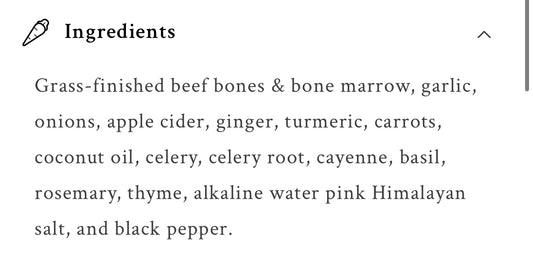 Organic Bone Broths