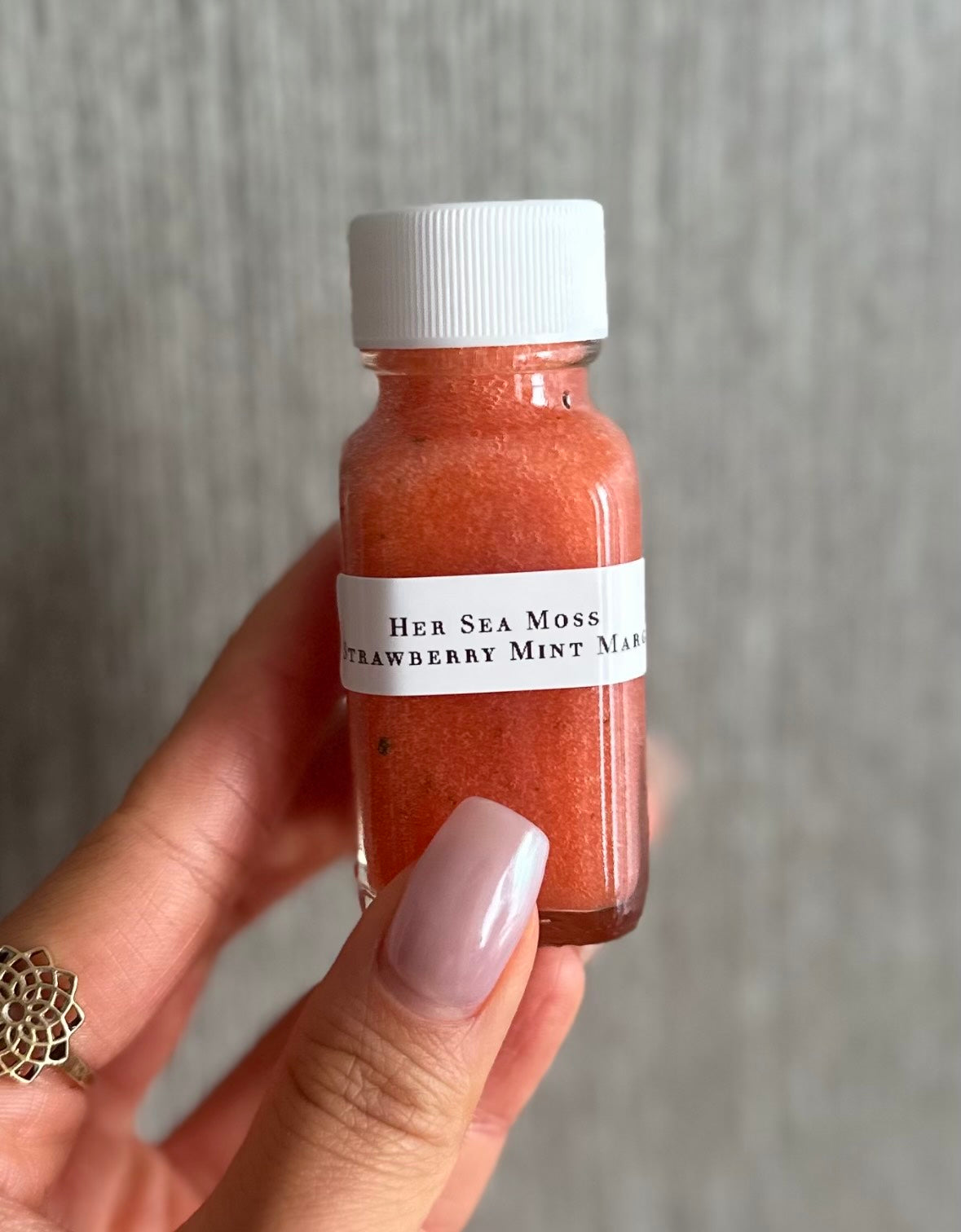 Strawberry Margarita Mint Sea Moss Shot 1oz (6 pack) - Bianca Loves